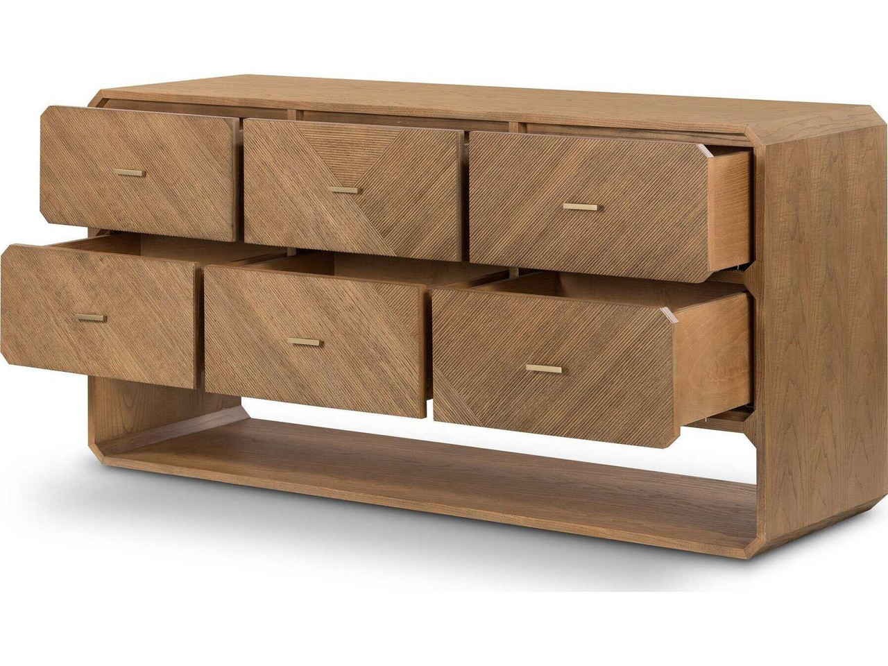 Caspian 6 Drawer Dresser - Natural Ash Veneer by Four Hands