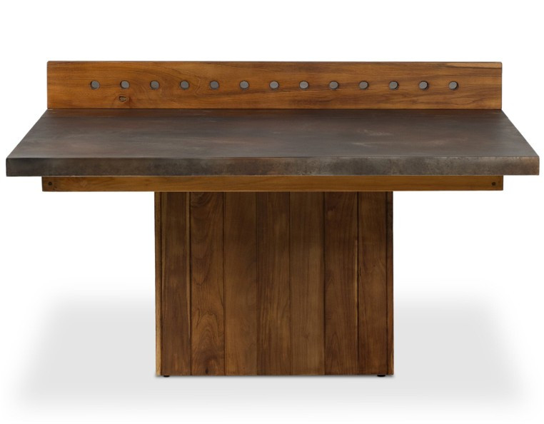 Outdoor Ping Pong Table - Rust Aluminum by Four Hands