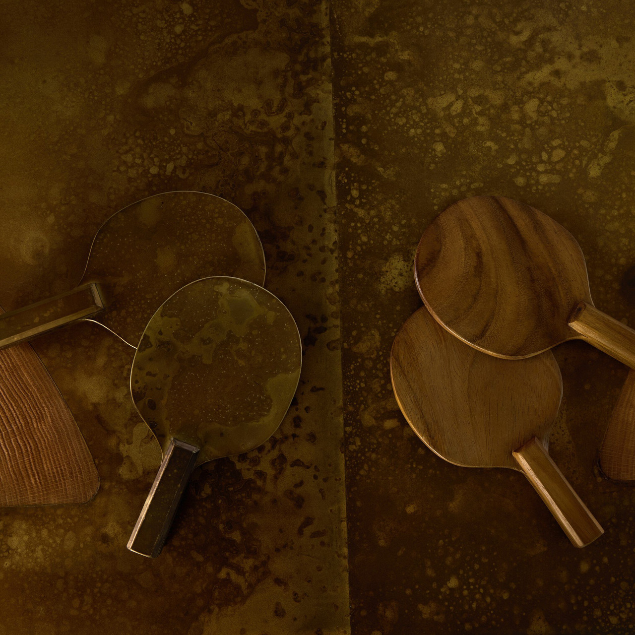 Vella Ping Pong Table - Smoked Oak Veneer by Four Hands