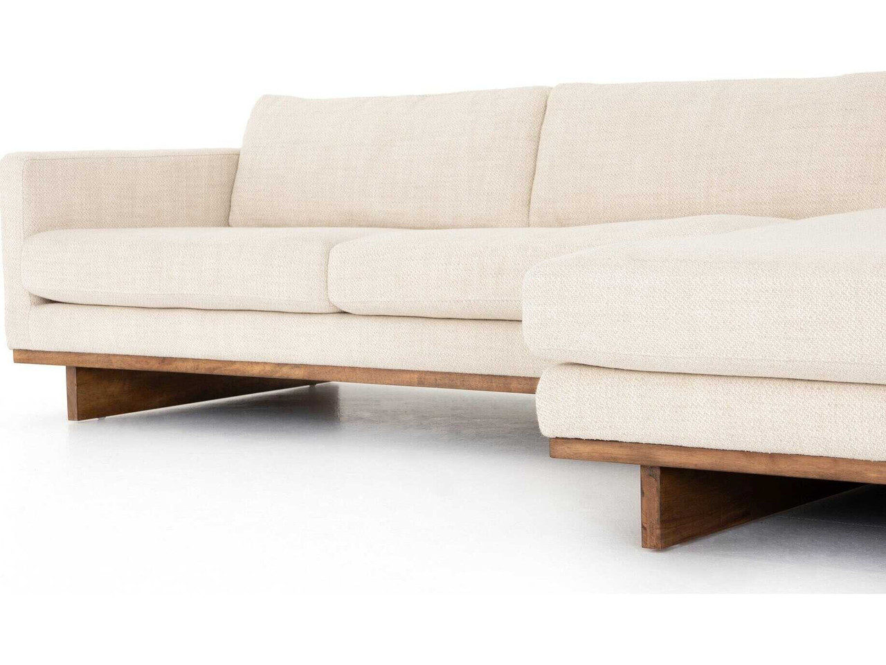 Everly 2-PC RAF Sectional Sofa 70" - Irving Taupe Performance Fabric by Four Hands