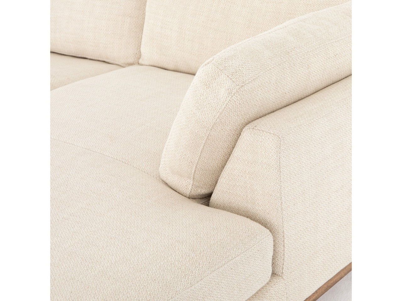 Everly 2-PC RAF Sectional Sofa 70" - Irving Taupe Performance Fabric by Four Hands