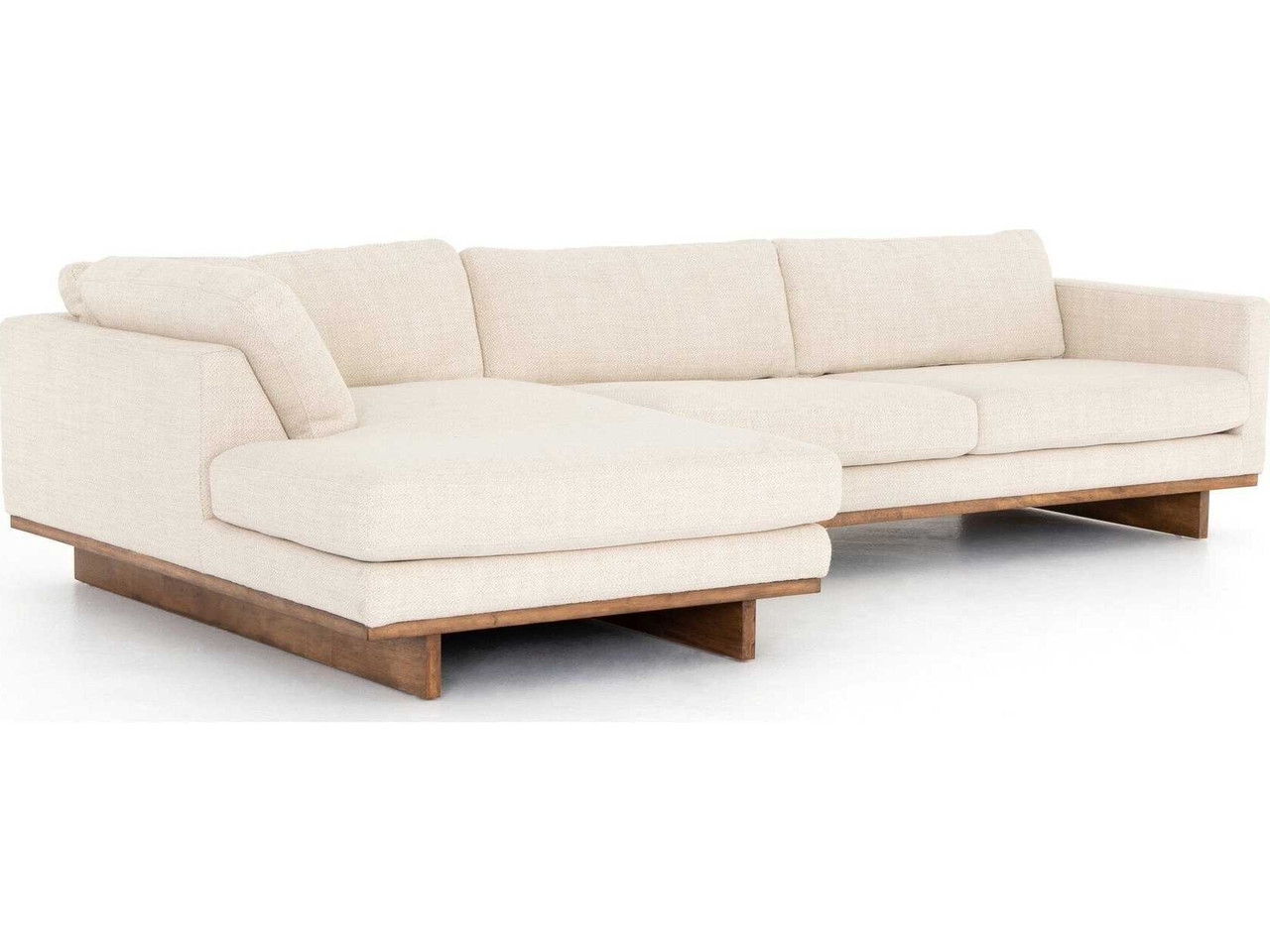 Everly 2-PC LAF Sectional Sofa 70" - Irving Taupe Performance Fabric by Four Hands