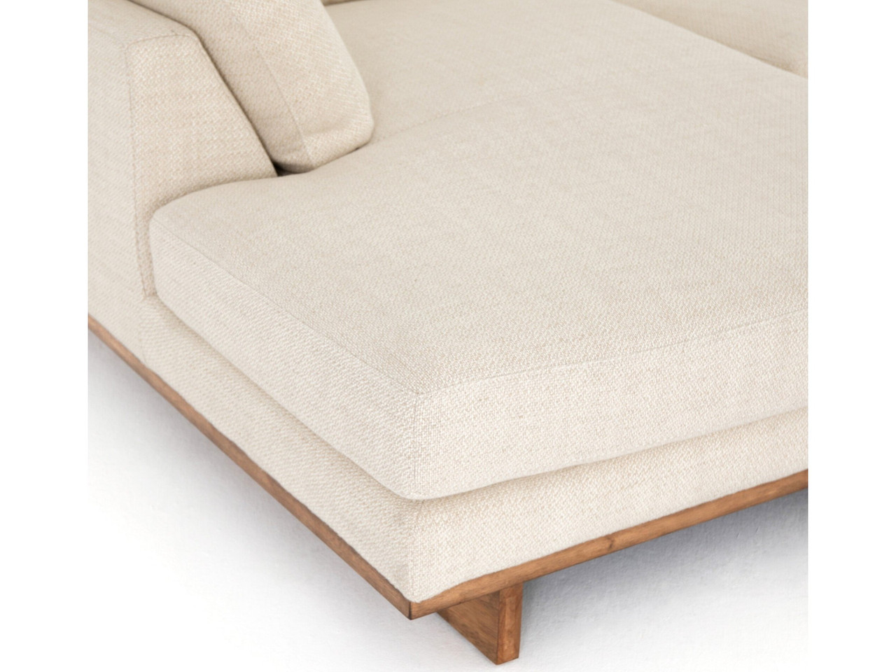 Everly 2-PC LAF Sectional Sofa 70" - Irving Taupe Performance Fabric by Four Hands