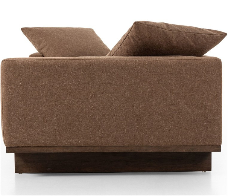 Everly Tete A Tete Chaise - Antwerp Cafe Performance Fabric by Four Hands