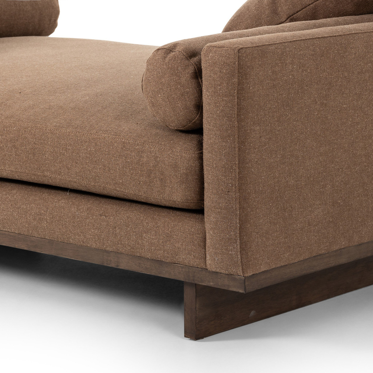 Everly Tete A Tete Chaise - Antwerp Cafe Performance Fabric by Four Hands
