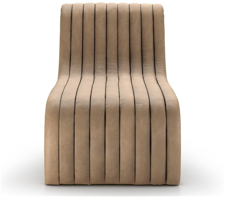 Augustine Chaise Lounge - Palermo Drift Leather by Four Hands