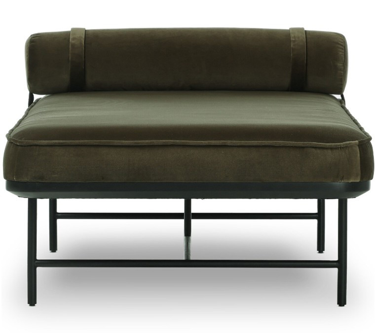 Rakesh Chaise - Surrey Olive Performance Fabric by Four Hands