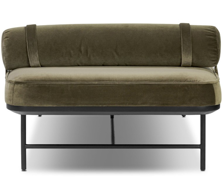 Rakesh Chaise - Surrey Olive Performance Fabric by Four Hands