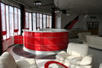 Valde LAV51L Curved Reception Desk - 126" by MDD Office Furniture