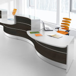 Valde Reception Desk LAV36L by MDD Office Furniture
