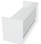 Valde LAV76L Straight Reception Desk - 65" by MDD Office Furniture