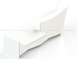 Alpa Reception Desk model ALP22P by MDD Office Furniture