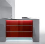 Valde 114" x 75" L-Shape Reception Desk - LAV16L by MDD Office Furniture