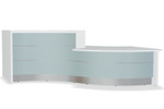 Valde Reception Desk LAV32L - 135" by MDD Office Furniture
