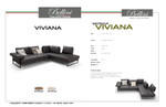 Viviana Sectional Sofa technical specifications by Bellini Modern Living