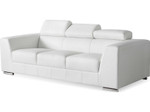 Icon 3-Seater Sofa - White by Mobital