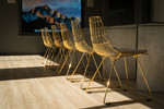 Lucy Side Chair(s) in gold finish by Bend Goods lifestyle 1