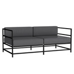 Delano Loveseat SO-3209-102, tex black frame by Source Furniture