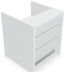 Valde Reception Desk LAV95L - 36" by MDD Office Furniture