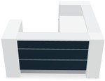 Valde L-Shaped Reception Desk LAV14L - 86" by MDD Office Furniture