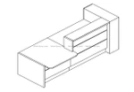 Valde Reception Desk models LAV42L by MDD Office Furniture