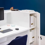 Valde Reception Desk Ending Storage Unit by MDD Office Furniture