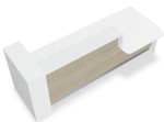 Valde LAV43L Straight Reception Desk w/ Left Countertop (ADA Compliant) - 115" by MDD Office Furniture