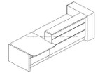 Valde Reception Desk models LAV44L by MDD Office Furniture