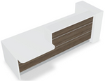 Valde Reception Desk System LAV44L - 115" by MDD Office Furniture