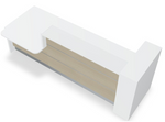 Valde Reception Desk System LAV44L - 115" by MDD Office Furniture