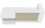 Valde LAV44L Straight Reception Desk w/ Right Countertop (ADA Compliant) - 115" by MDD Office Furniture