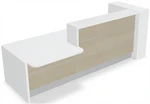Valde LAV44L Straight Reception Desk w/ Right Countertop (ADA Compliant) - 115" by MDD Office Furniture
