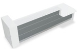 Valde Reception Desk LAV45L - 143" by MDD Office Furniture