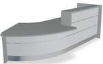 Valde Reception Desk LAV92L - 123" by MDD Office Furniture