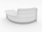 Valde Reception Deskl LAV31L by MDD Office Furniture