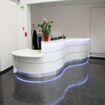 Valde Reception Desk model LAV39L by MDD Office Furniture