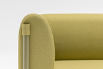 Stilt 2 Seater Sofa by MDD Office Furniture