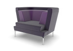 Entente Low Back 1-Seater by Boss Design