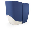 Mango Booth w/ surround privacy screen by Boss Design