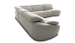 Barcelona Sectional Sofa w/ RHF Bumper Chaise (Emily 1) by Modekraft - Special Order