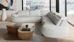 Barcelona Sectional Sofa w/ RHF Bumper Chaise (Emily 1) by Modekraft - Special Order