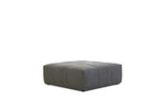 Mallow Ottoman (Smoke Grey Chenille) by Mobital
