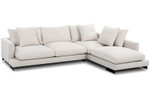 Weekender Fabric Sectional (Eggshell Upholstery) by Mobital