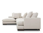 Weekender Fabric Sectional (Eggshell Upholstery) by Mobital
