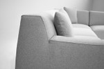 Scoop Sofa (Heather Gray) by Mobital