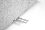 Scoop Sofa (Heather Gray) by Mobital