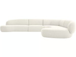 Moritz 4-PC Right Facing Sectional Sofa - Alabaster Fabric by Mobital