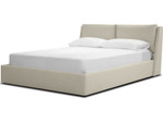 Continental Storage Bed in Stone Wheat Tweed by Mobital