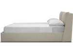 Continental Storage Bed in Stone Wheat Tweed by Mobital
