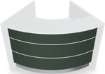 Valde Reception Desk LAV54L - 65" by MDD Office Furniture